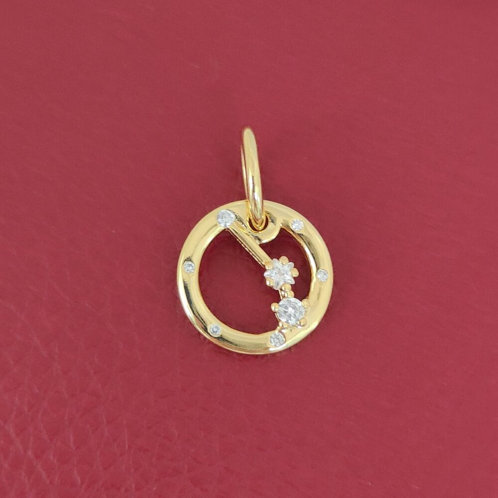 Pandora Aries Halo Cancer Charm Constellation Zodiac Pendant Gift